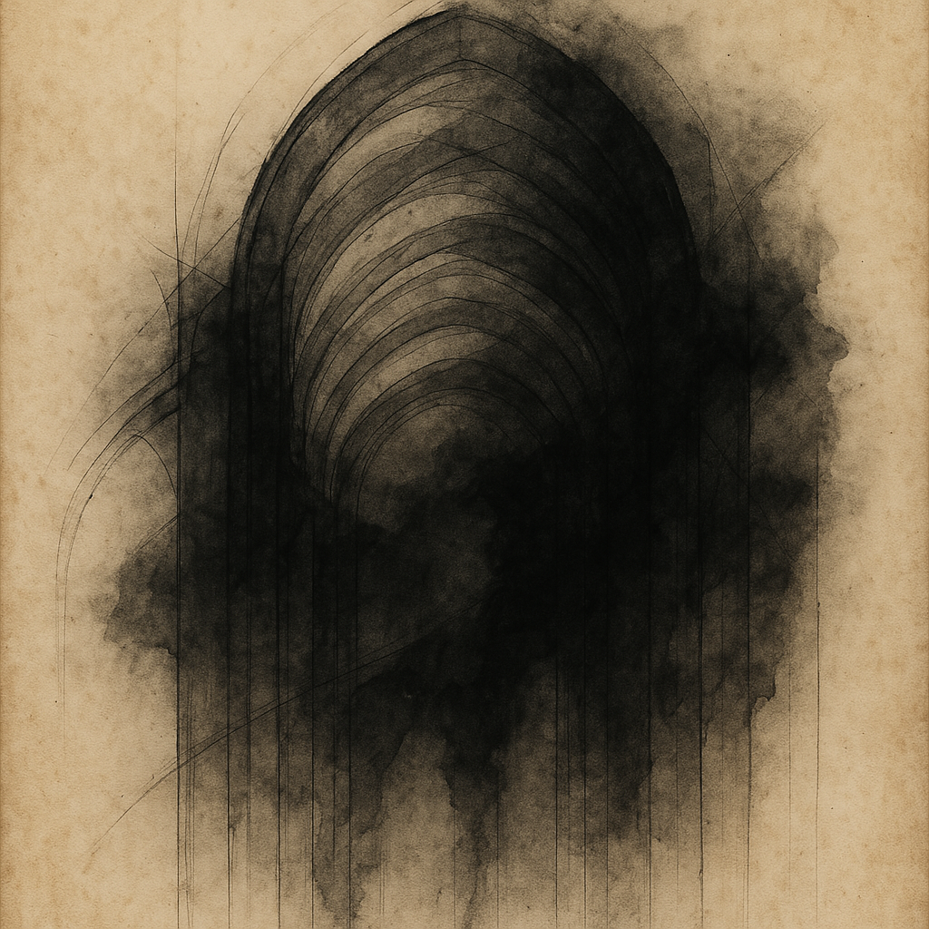 Dissolution I — abstract ink work exploring structural entropy